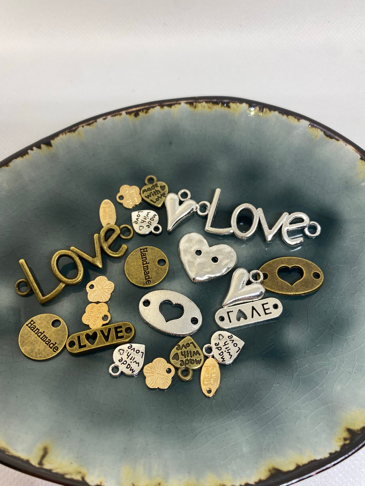 Label Metall Gold Handmade