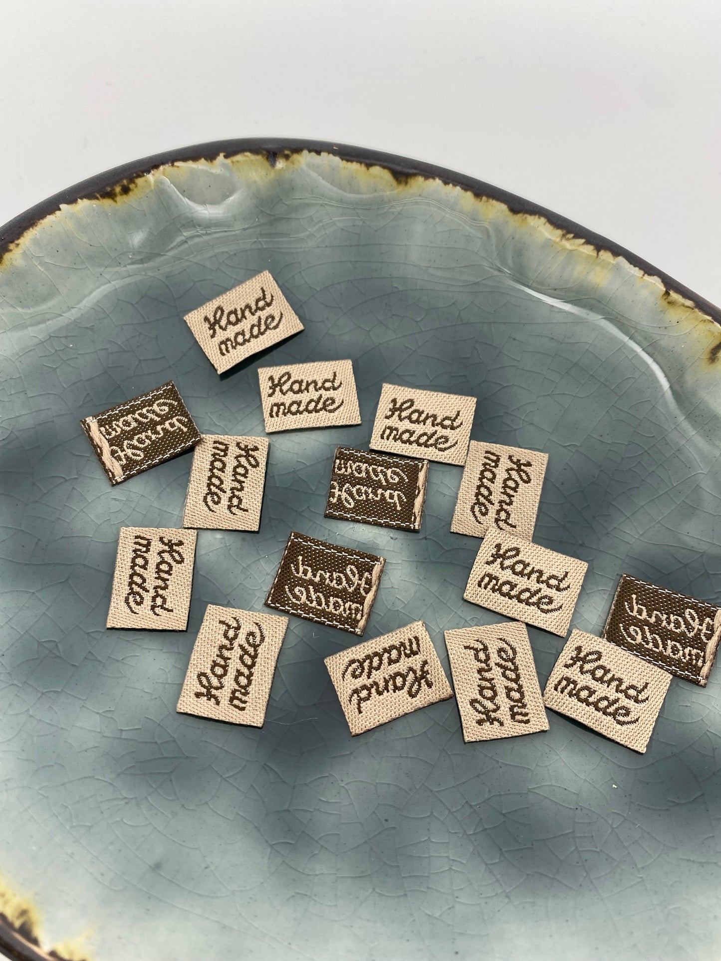 Web-Label Hand made Beige - Ameloua