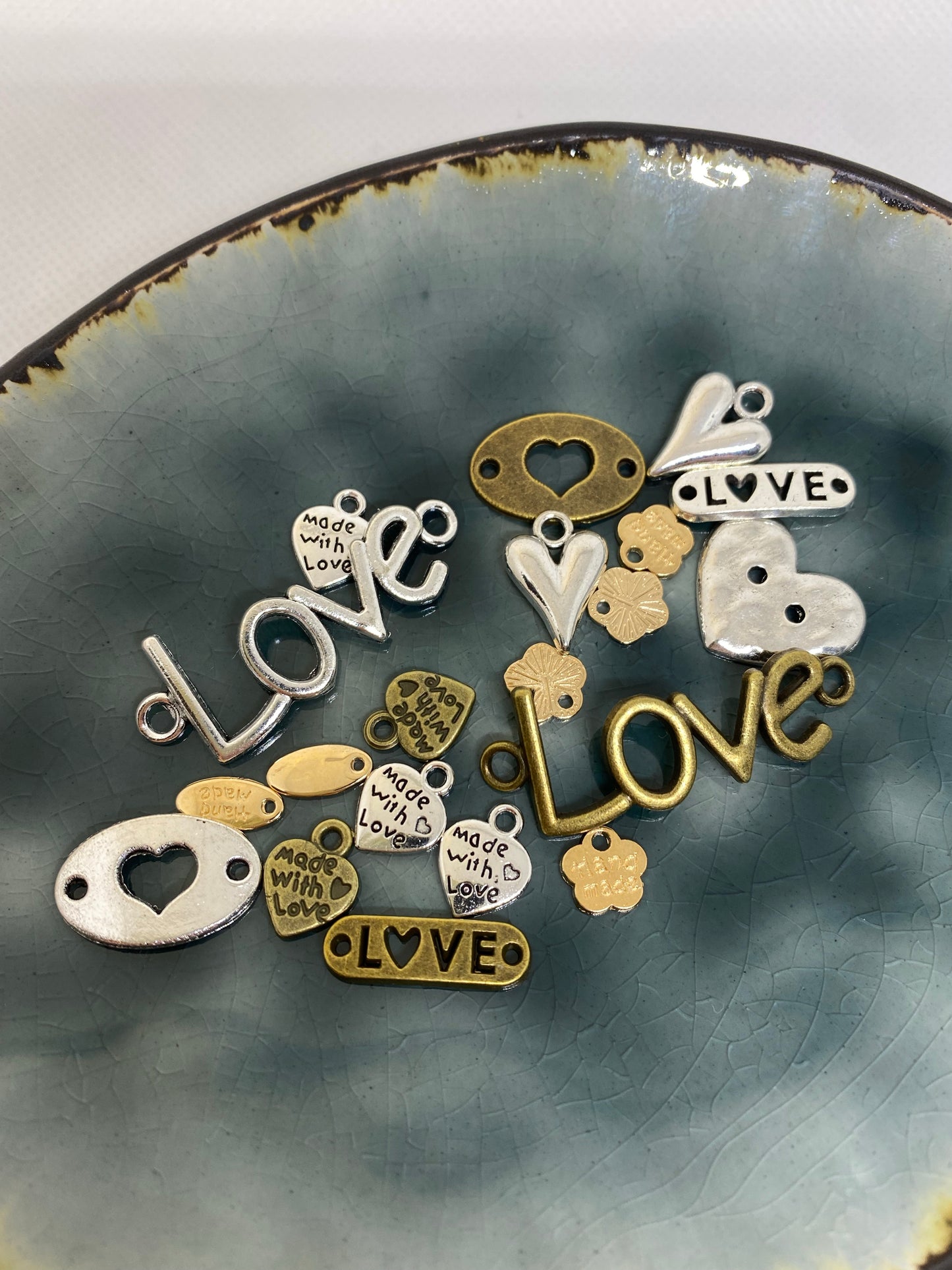 Label Metall Gold Handmade