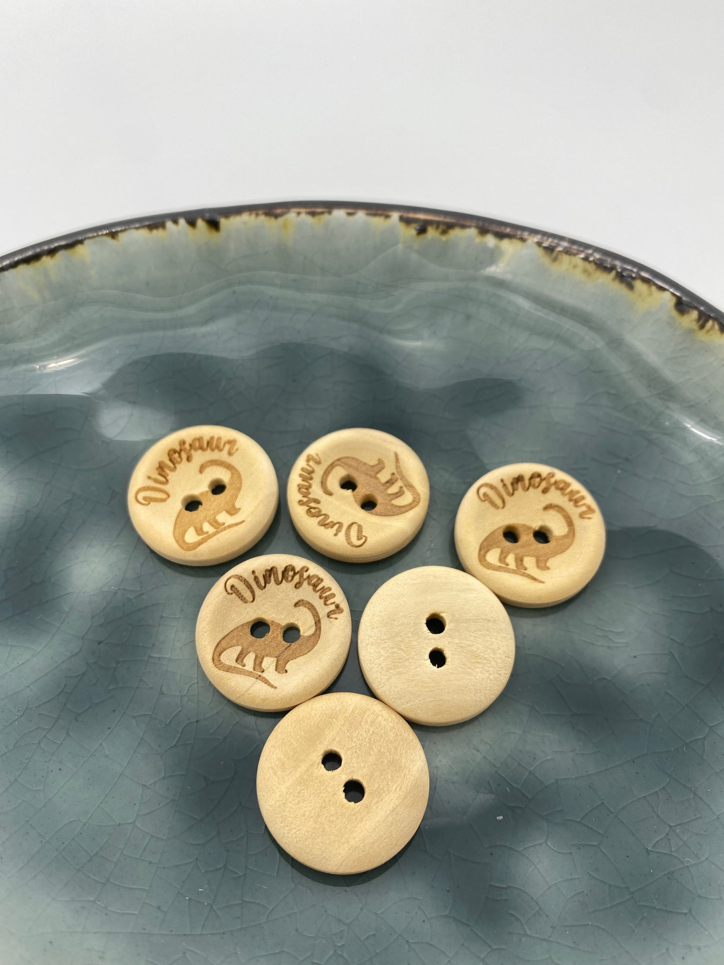 Holzknopf Dinosaurier 20mm - Ameloua