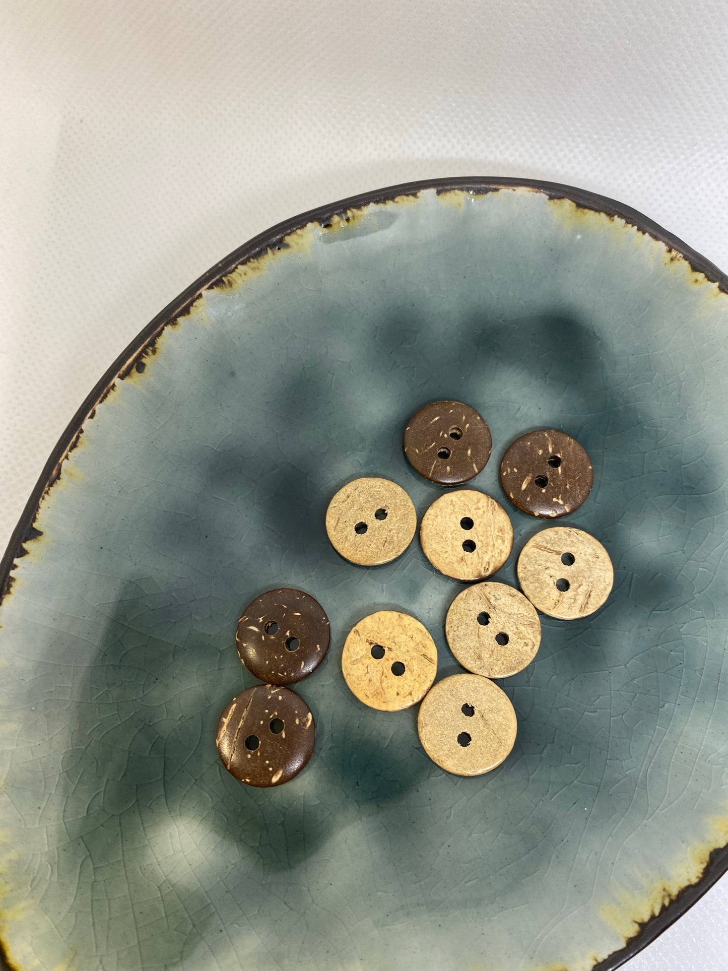 Kokosknopf Rund 15mm - Ameloua