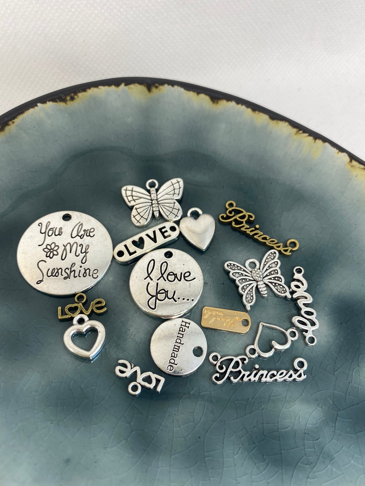 Label Metall Silber Princess