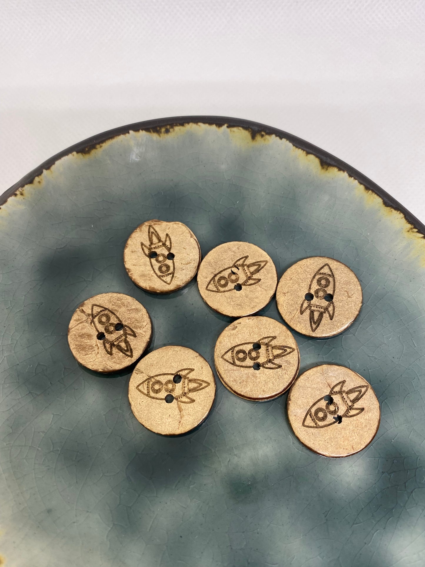 Eigenproduktion Kokosknopf Rakete 20mm - Ameloua