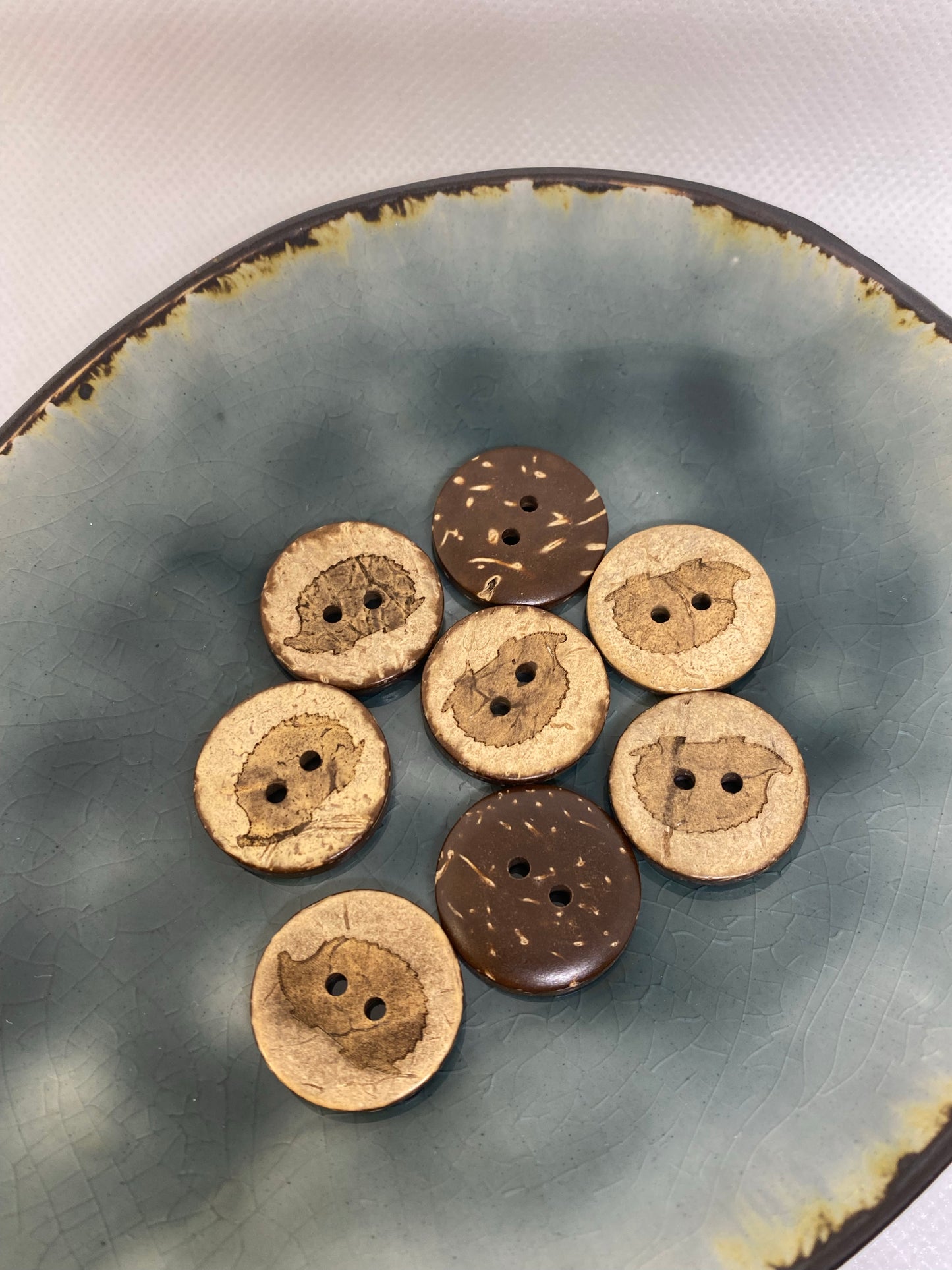 Eigenproduktion Kokosknopf Igel 20mm - Ameloua