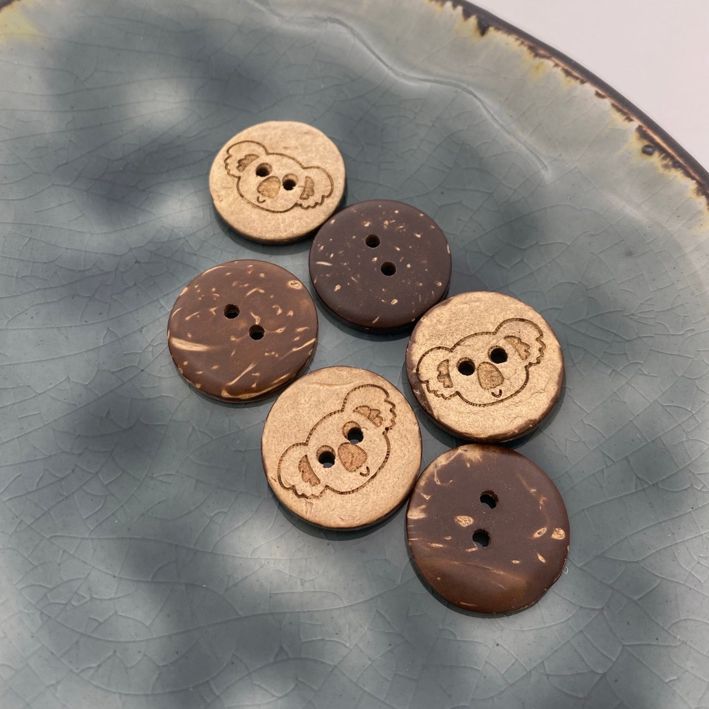 Kokosknopf Rund Koala 20mm - Ameloua