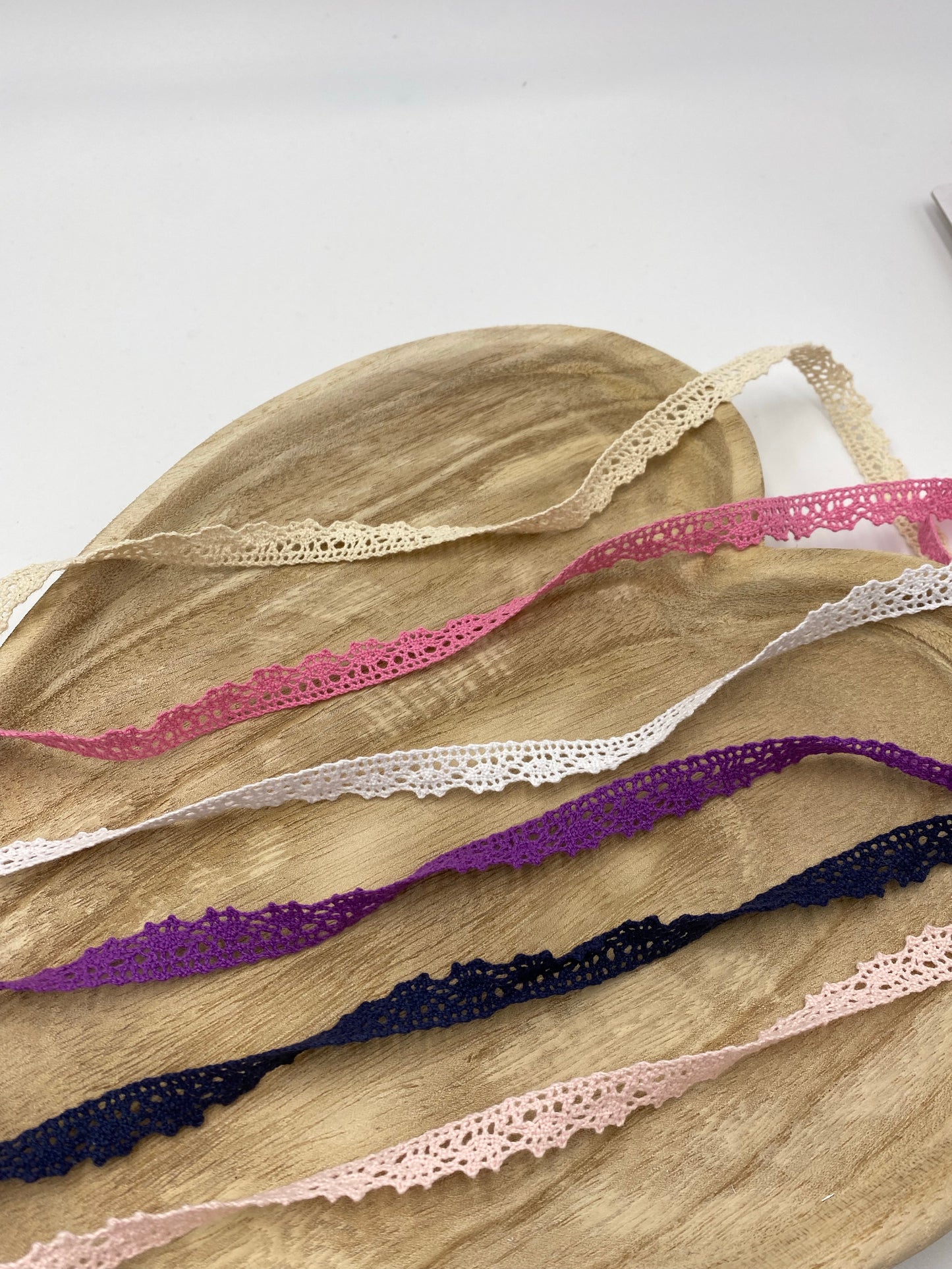 Klöppel Spitze 14mm rose