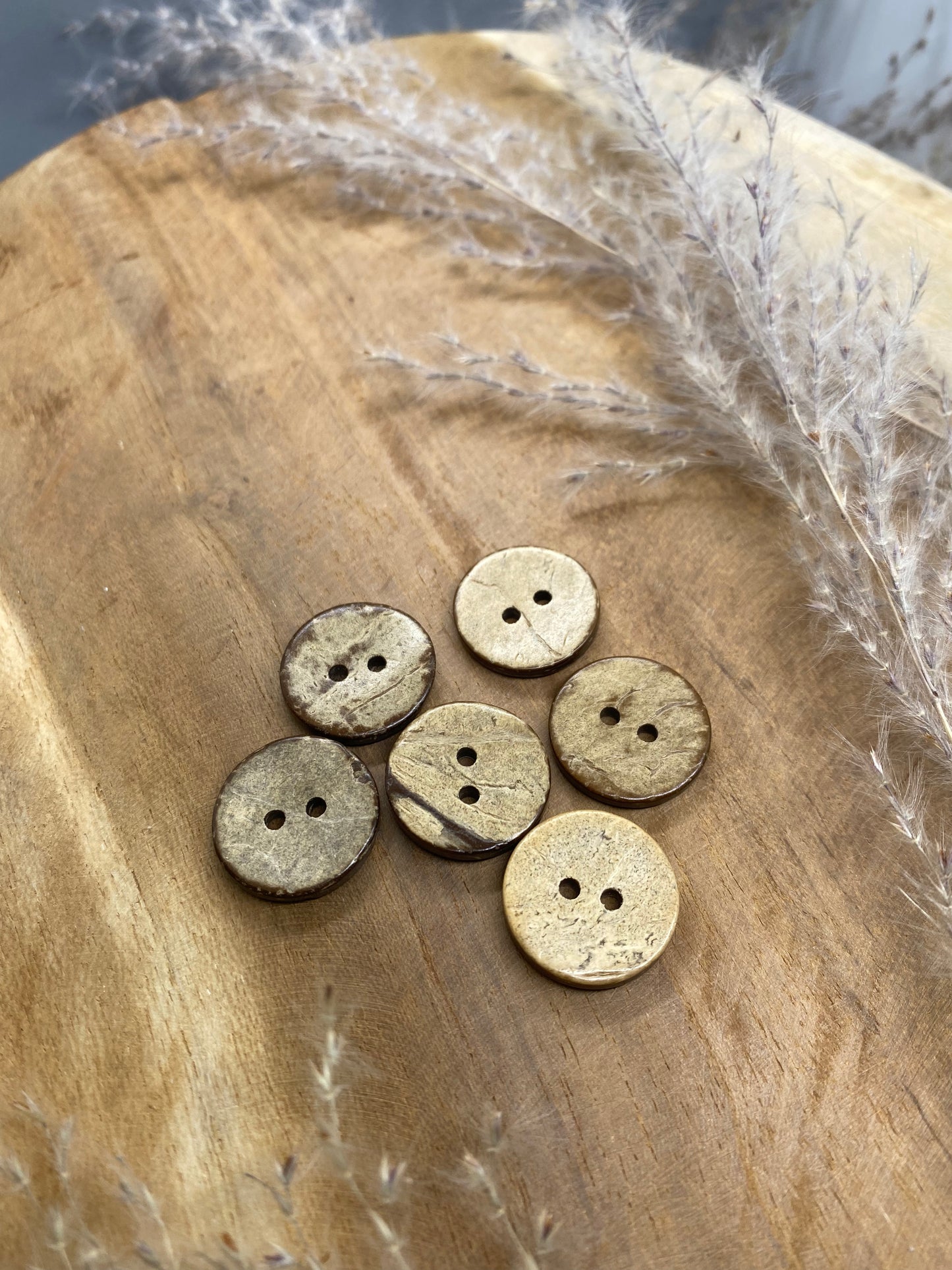 Kokosknopf Rund 18 mm