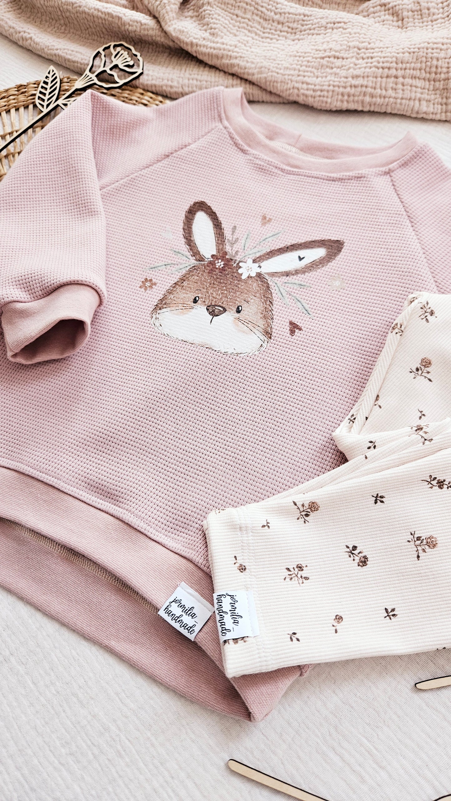 Hase hellbraun - Bügel-Bild Bügelbild Eigenproduktion