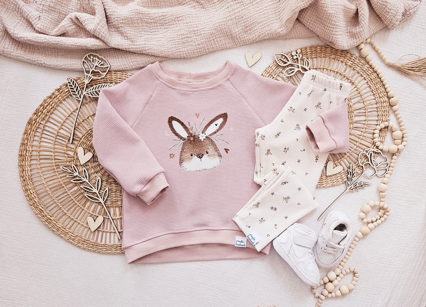 Hase hellbraun - Bügel-Bild Bügelbild Eigenproduktion