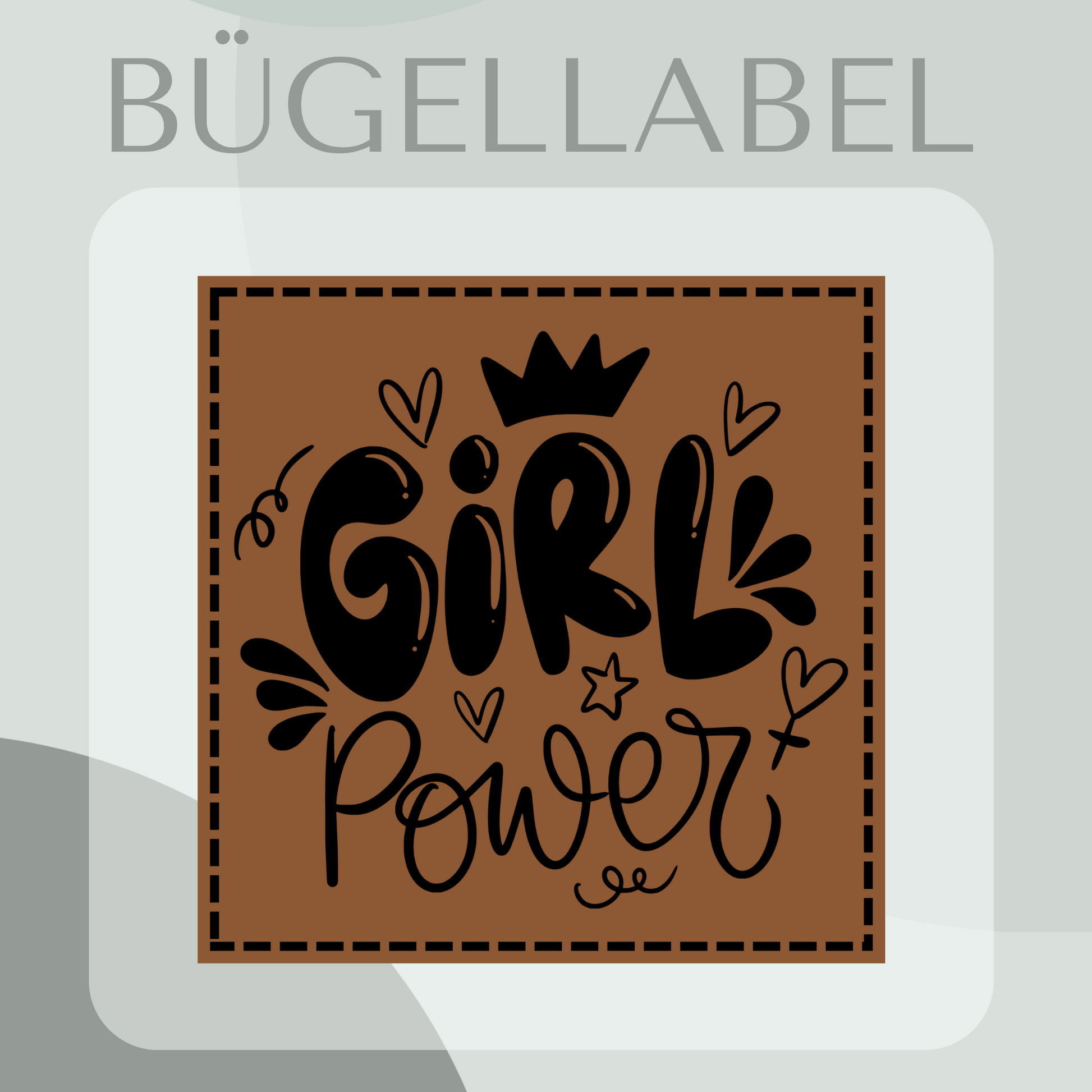 Bügelbild Girl Power