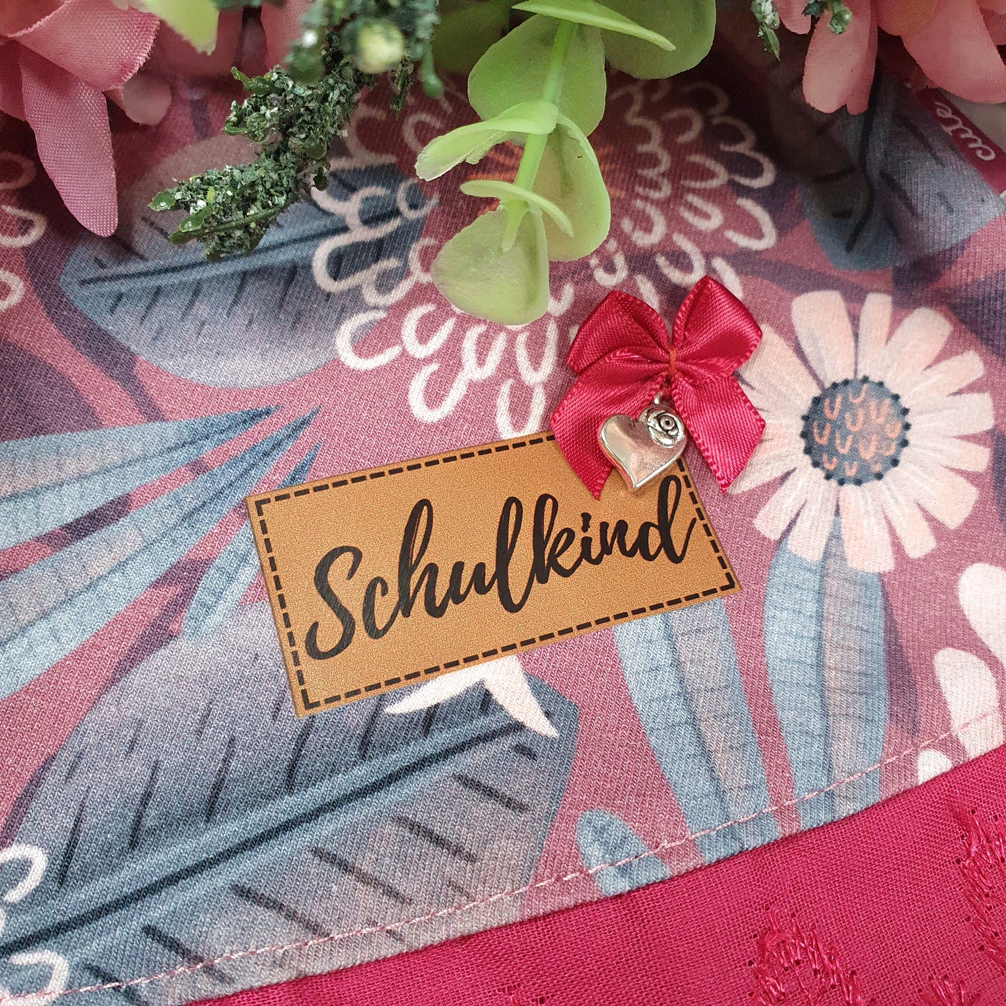Schulkind Bügel Label Bügellabel Eigenproduktion