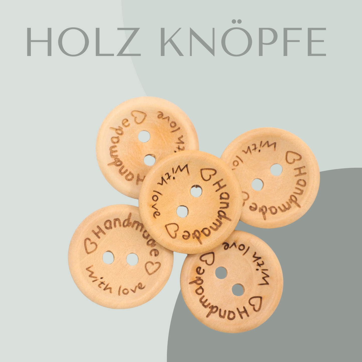 hHandmade with Love, Holzknopf 