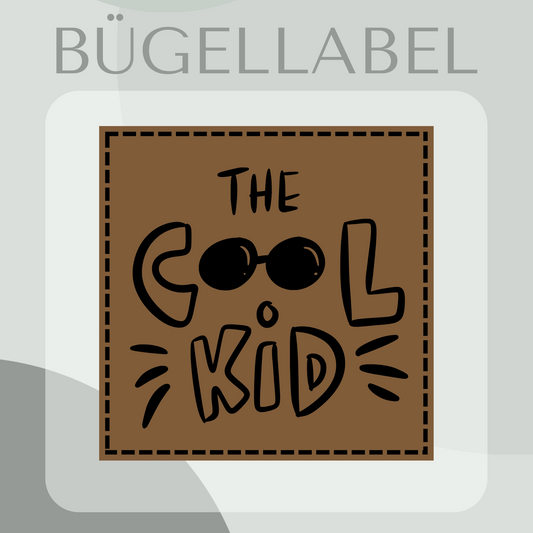Bügellabel The cool Kid