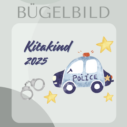 Bügelbild-Set Kitakind 2025 Polizei