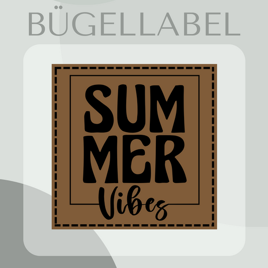 Bügellabel Summer Vibes