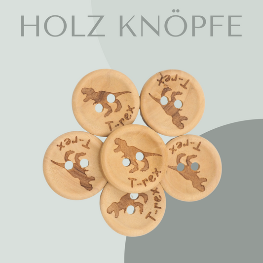T-rex, Holzknopf