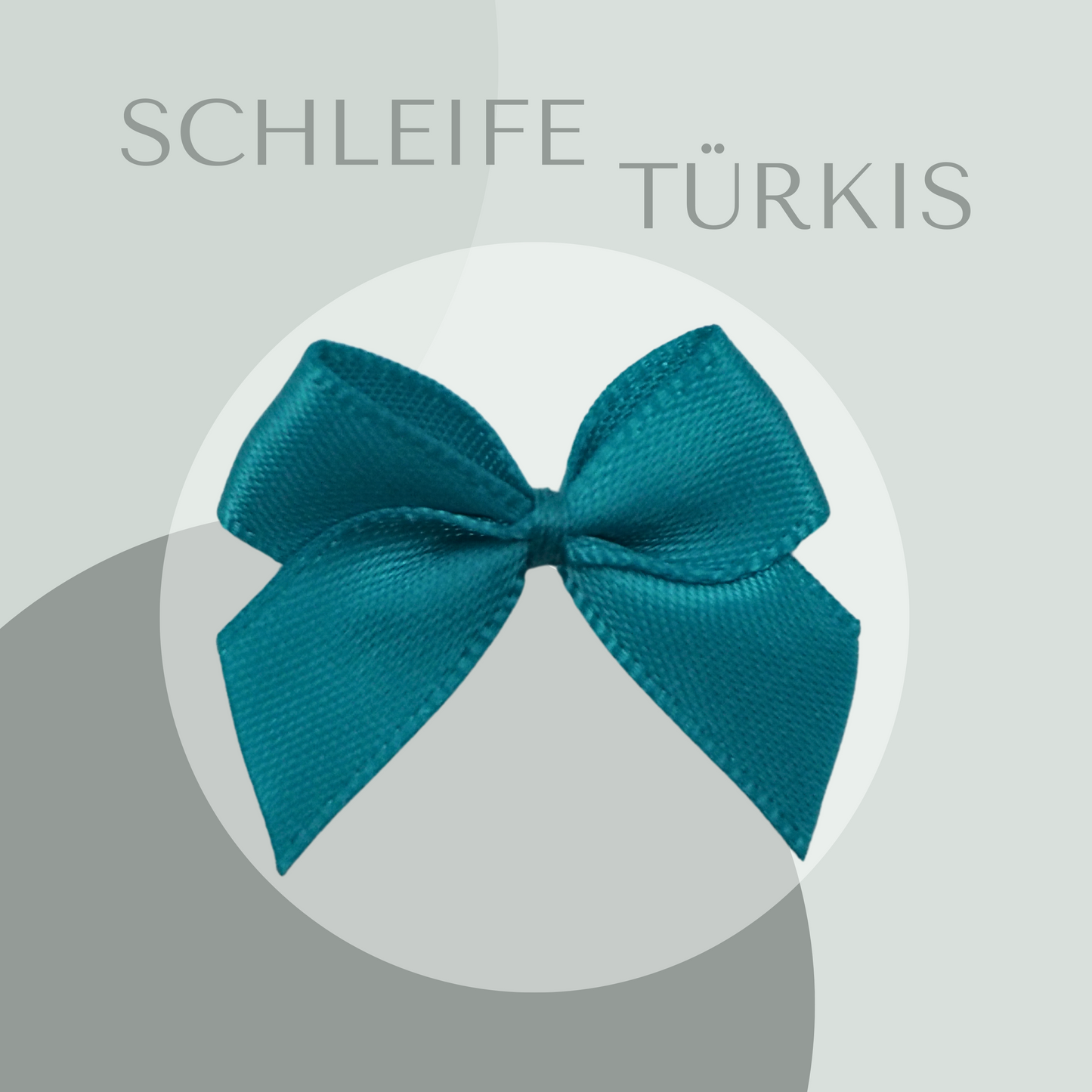 5 Schleifen klein Türkis