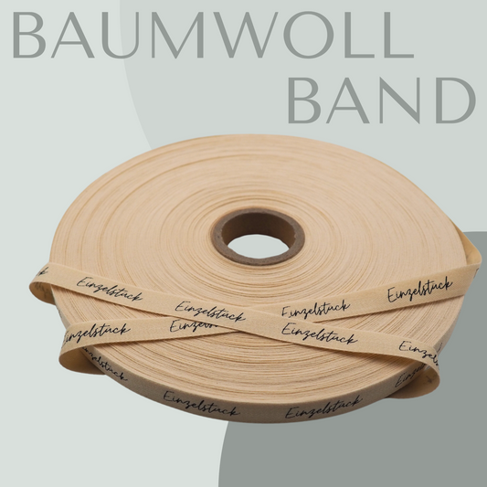 Einzelstück Baumwollband