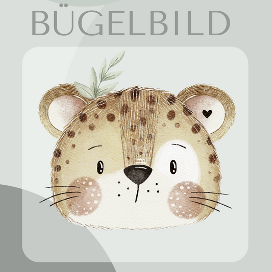 Bügelbild Leopard