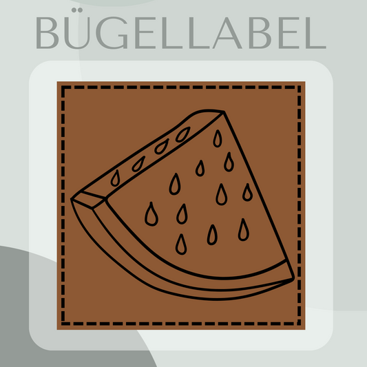 Bügellabel Wassermelone