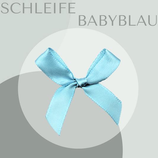 Schleife Mittel in Babyblau