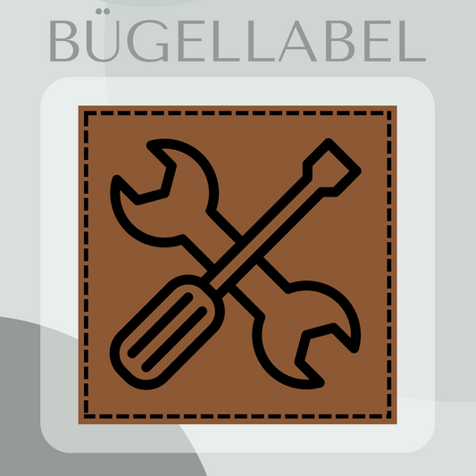 Bügellabel Werkzeug