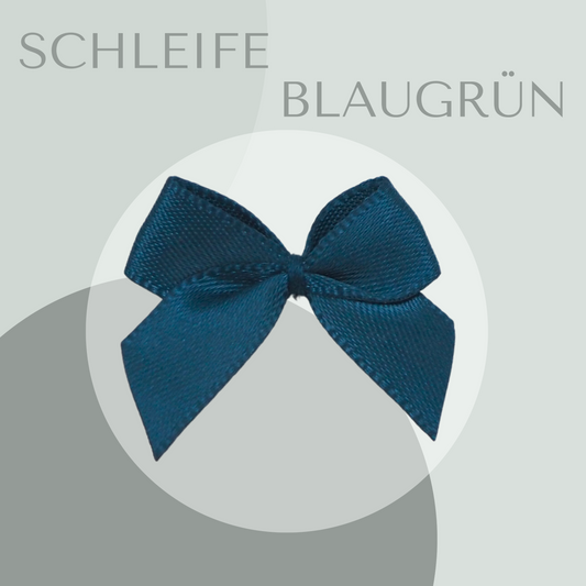 5 Schleifen klein Blaugrün