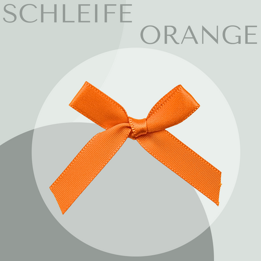 Schleife Mittel in Orange