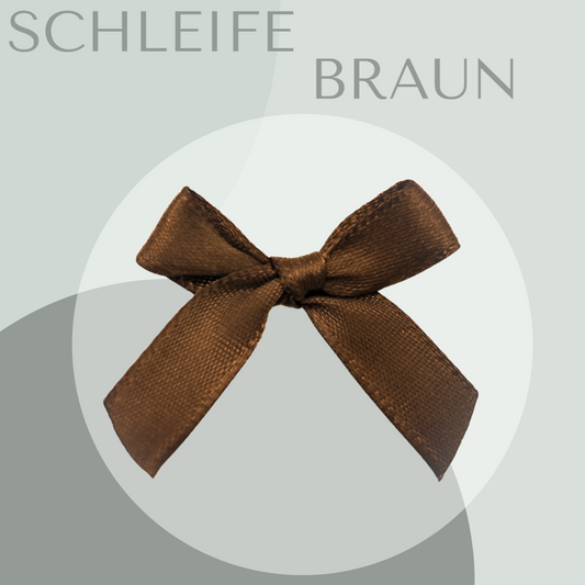 Schleife Mittel in Braun