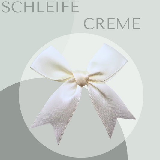 Schleife XXL in Creme