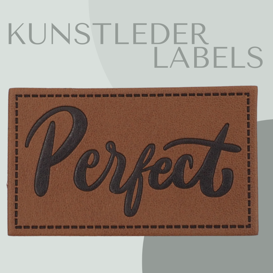 perfect Kunstlederlabel KunstlederLabel Eigenproduktion