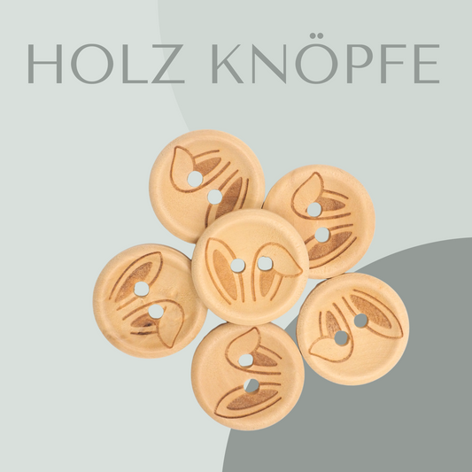 Hasenohren, Holzknopf