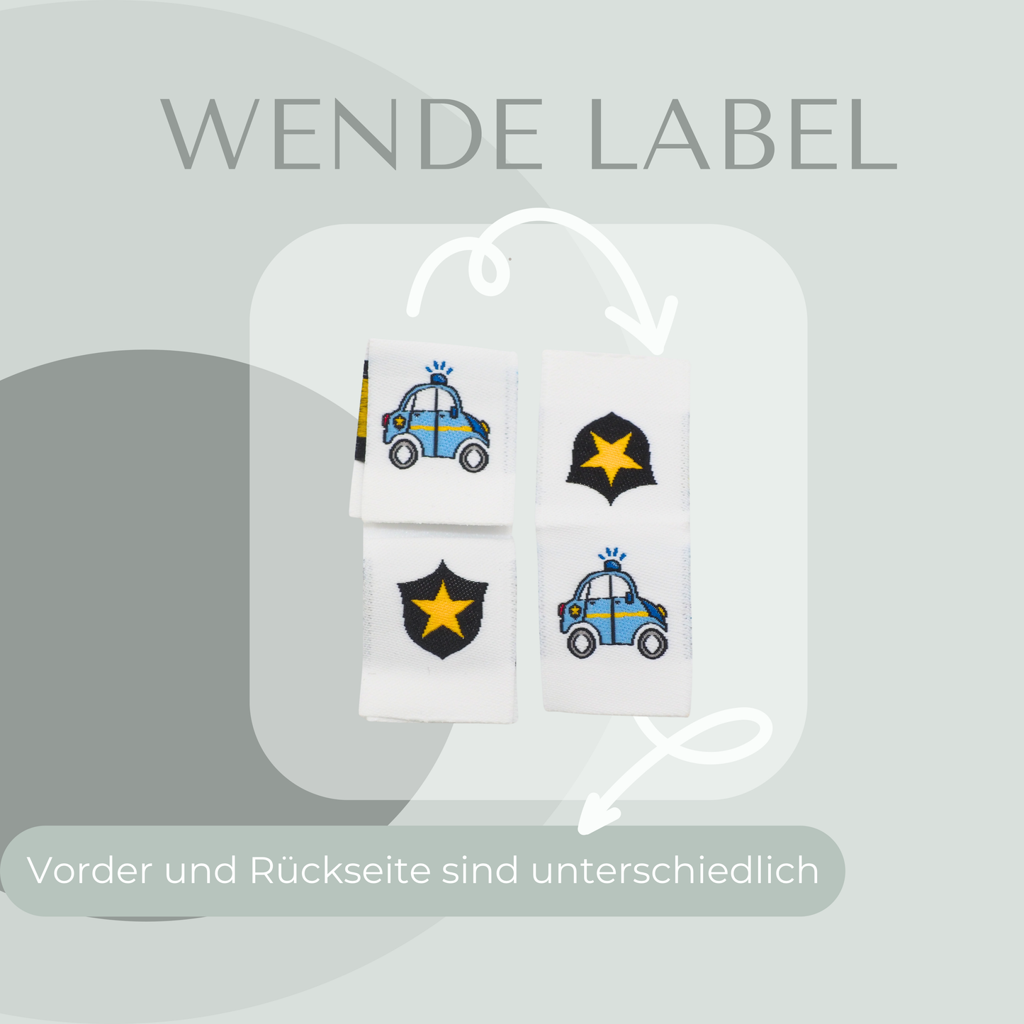 Polizeiabzeichen, Weblabel