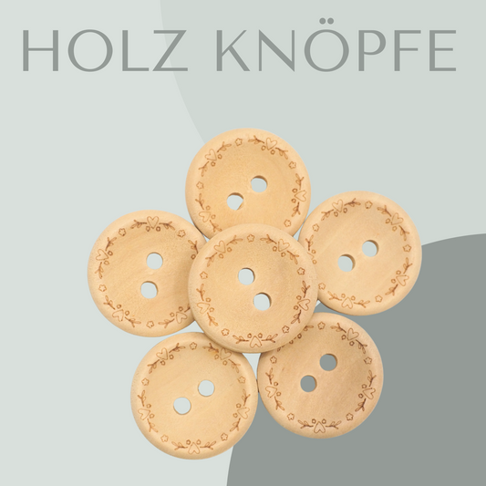 Herz, Holzknopf