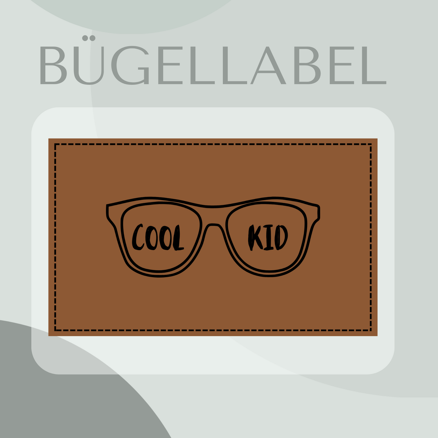 Bügellabel cool kid