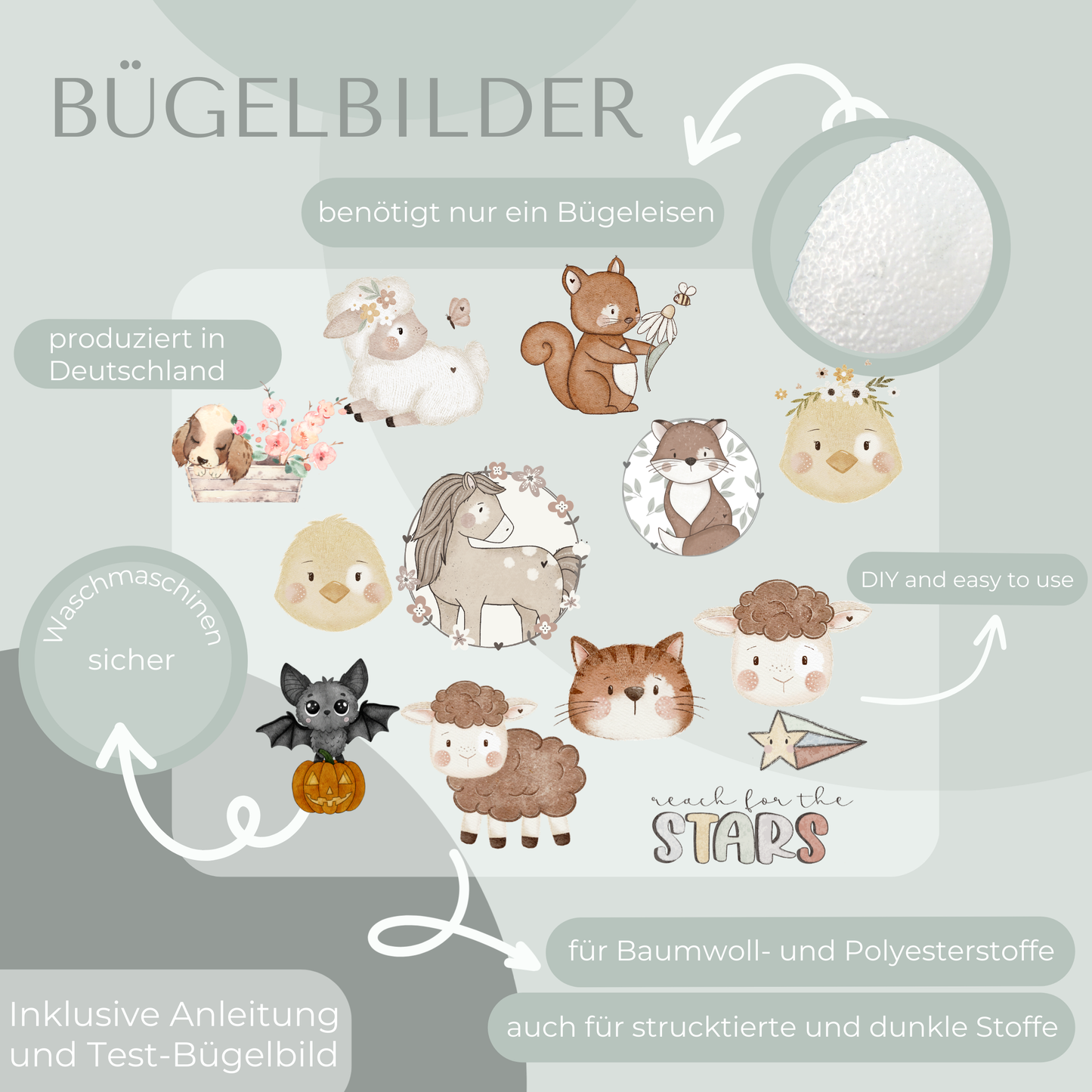 Bauernhof SALE Bundle Bügelbild Eigenproduktion