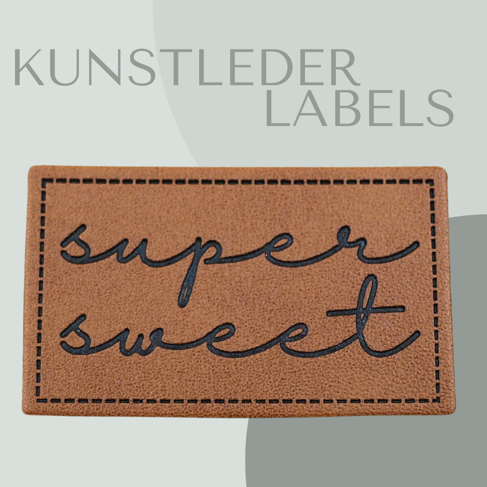 Super Sweet -Kunstleder Label Eigenproduktion