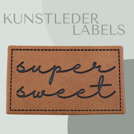 Super Sweet -Kunstleder Label Eigenproduktion
