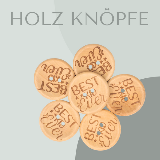 Best kid ever, Holzknopf