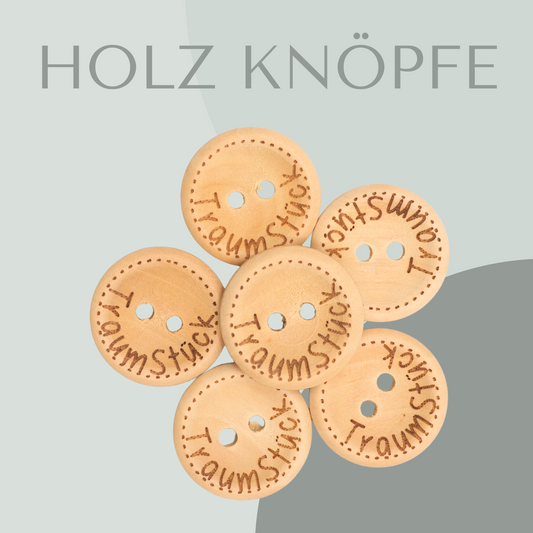 Traumstück, Holzknopf