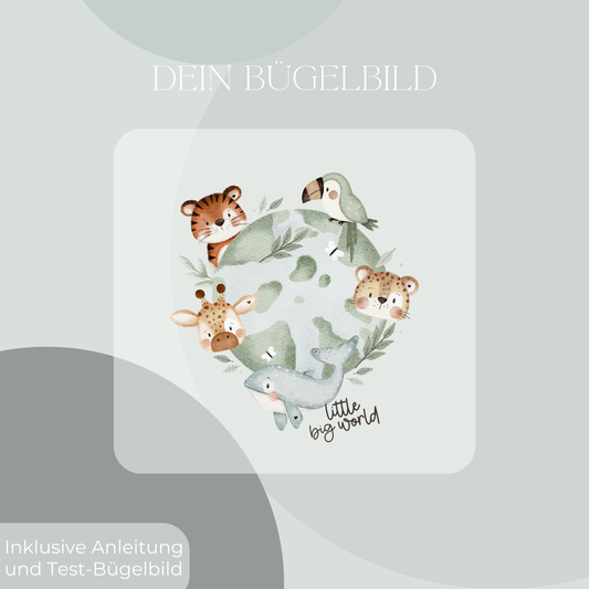 Tierwelt Maxi- Bügelbild Eigenproduktion