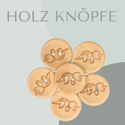 Triceratops, Holzknopf