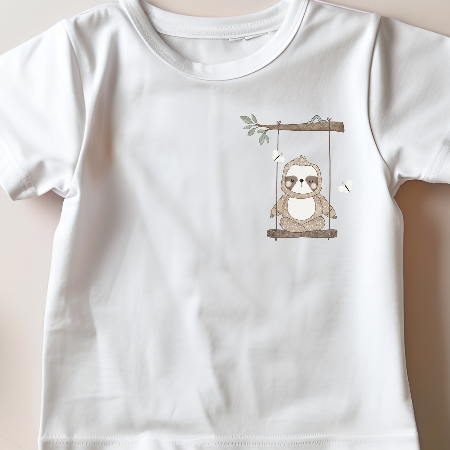 Faultier Mini- Bügelbild Eigenproduktion