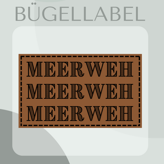 Bügellabel Meerweh