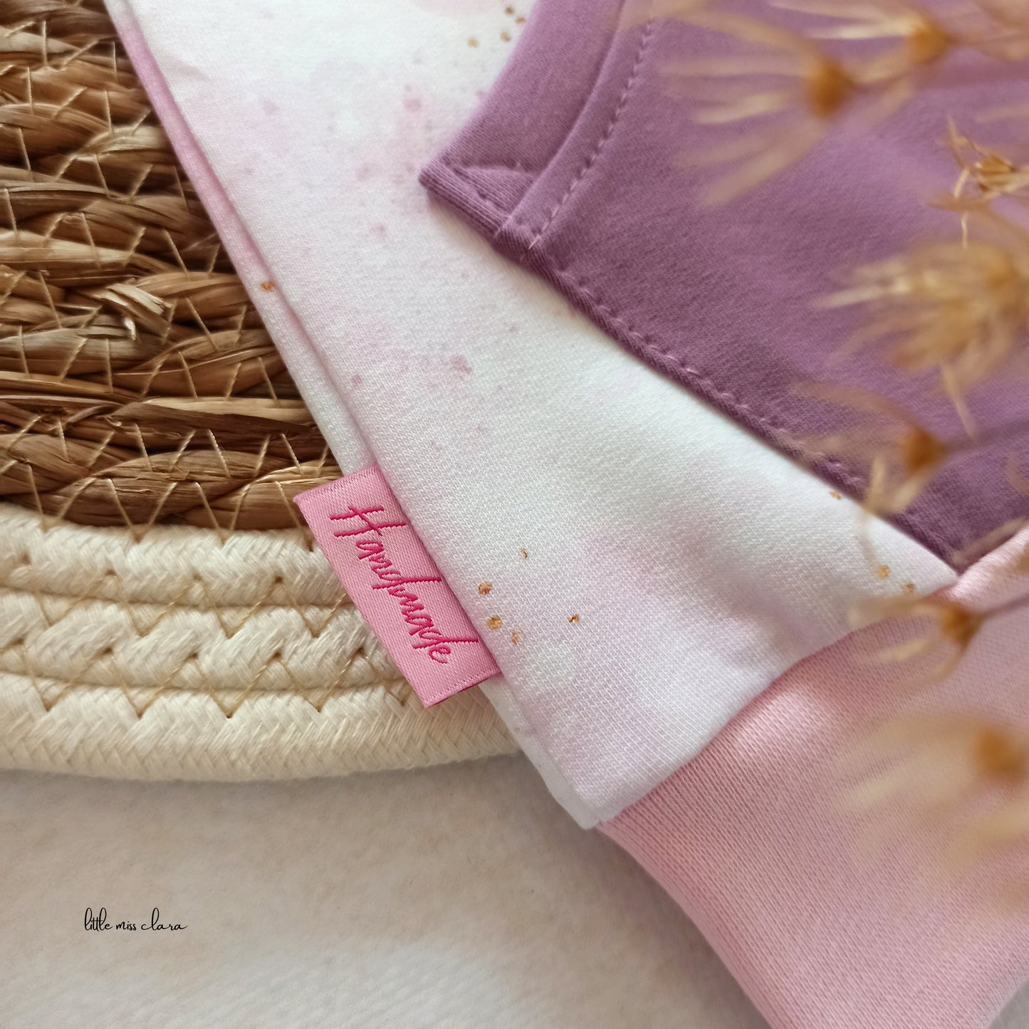 Handmade Web Label gewebt Eigenproduktion