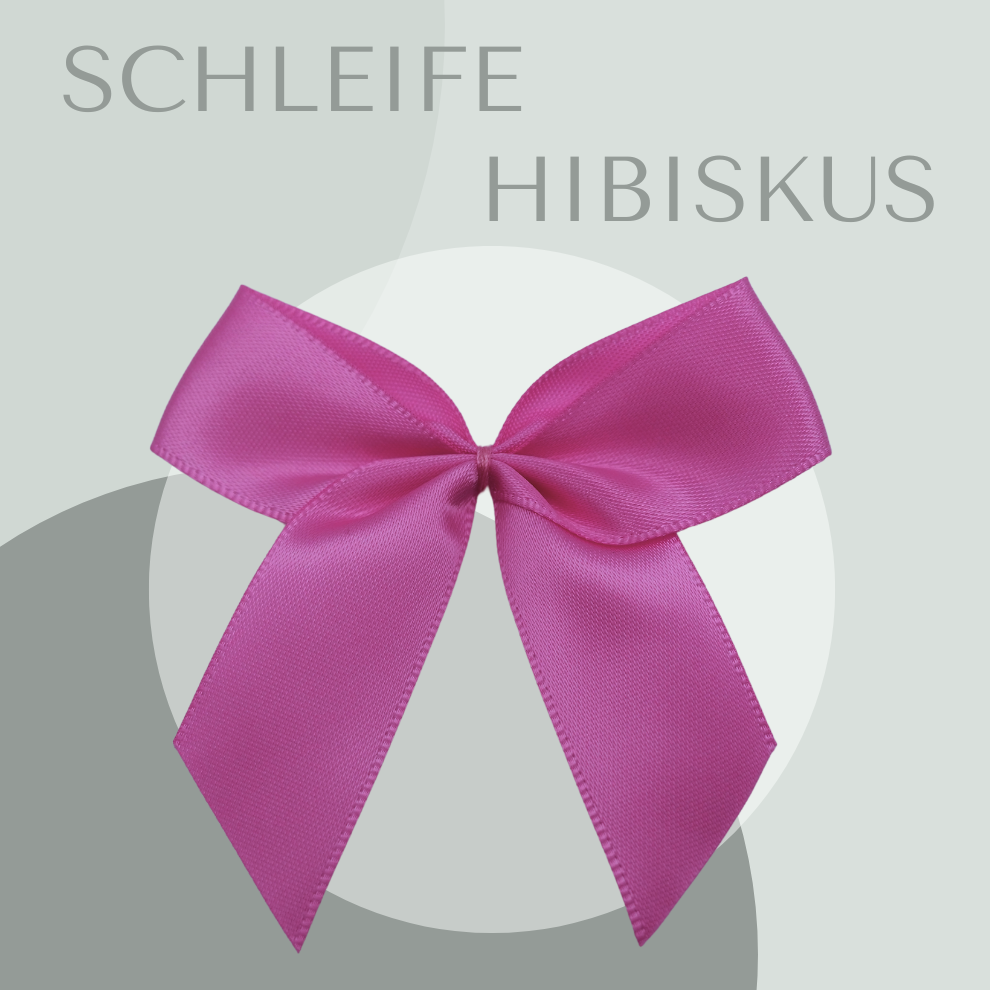 2 Schleifen Groß Hibiskus