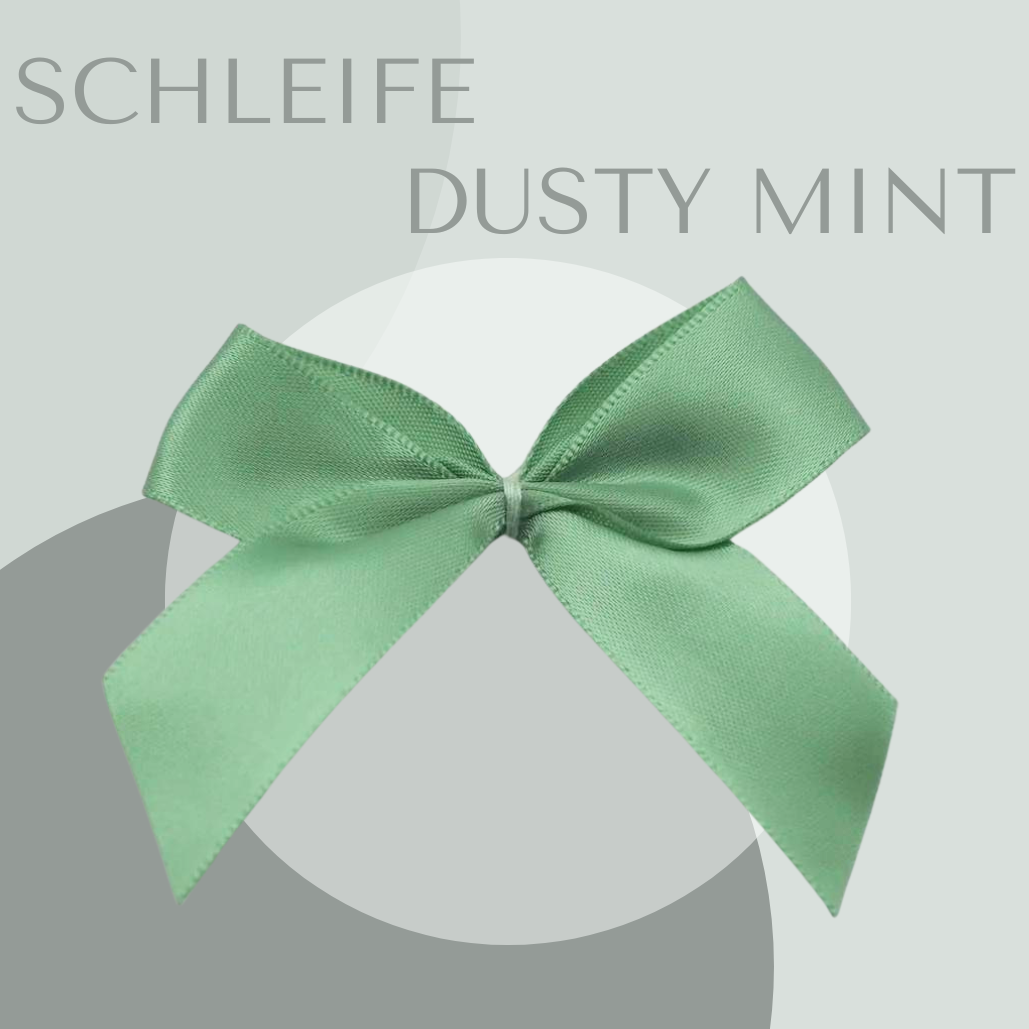 2 Schleifen Groß Dusty Mint