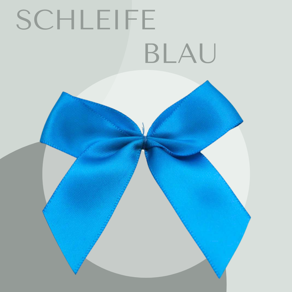 2 Schleifen Groß Blau