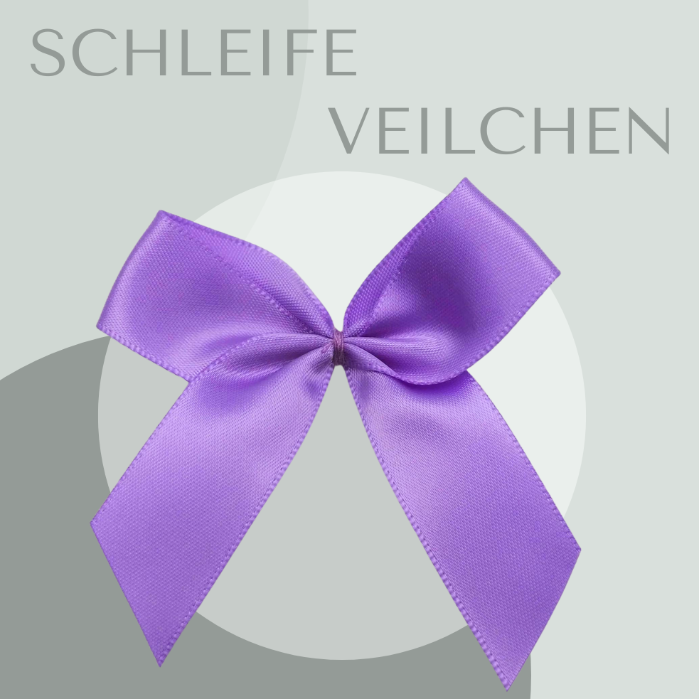 2 Schleifen Groß Veilchen