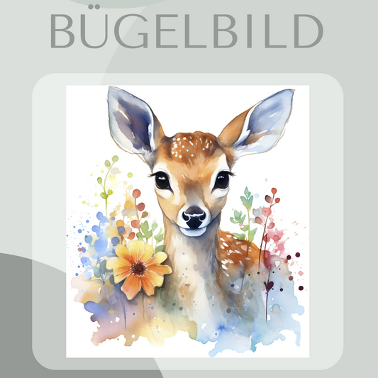 Bügelbild florales Ree